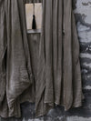 Mutedance 25 Spring/Summer Silk V-Neck Lace-Up Top MD-MD25SS44-BEIGE MD25SS45